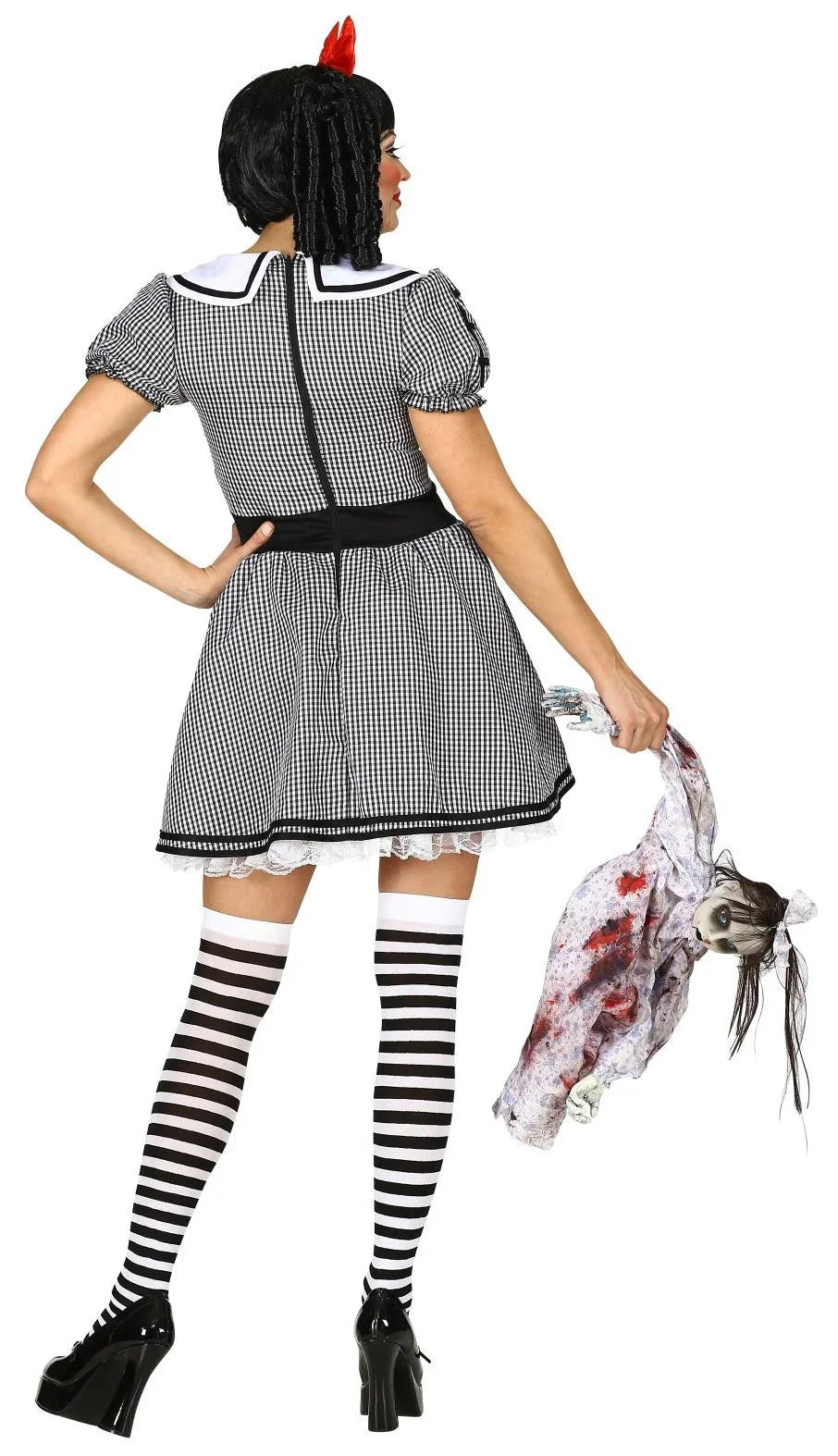 Disfraz de Muñeca de Trapo Siniestra para Mujer Hechiceros y Muñecas Vudú Widmann